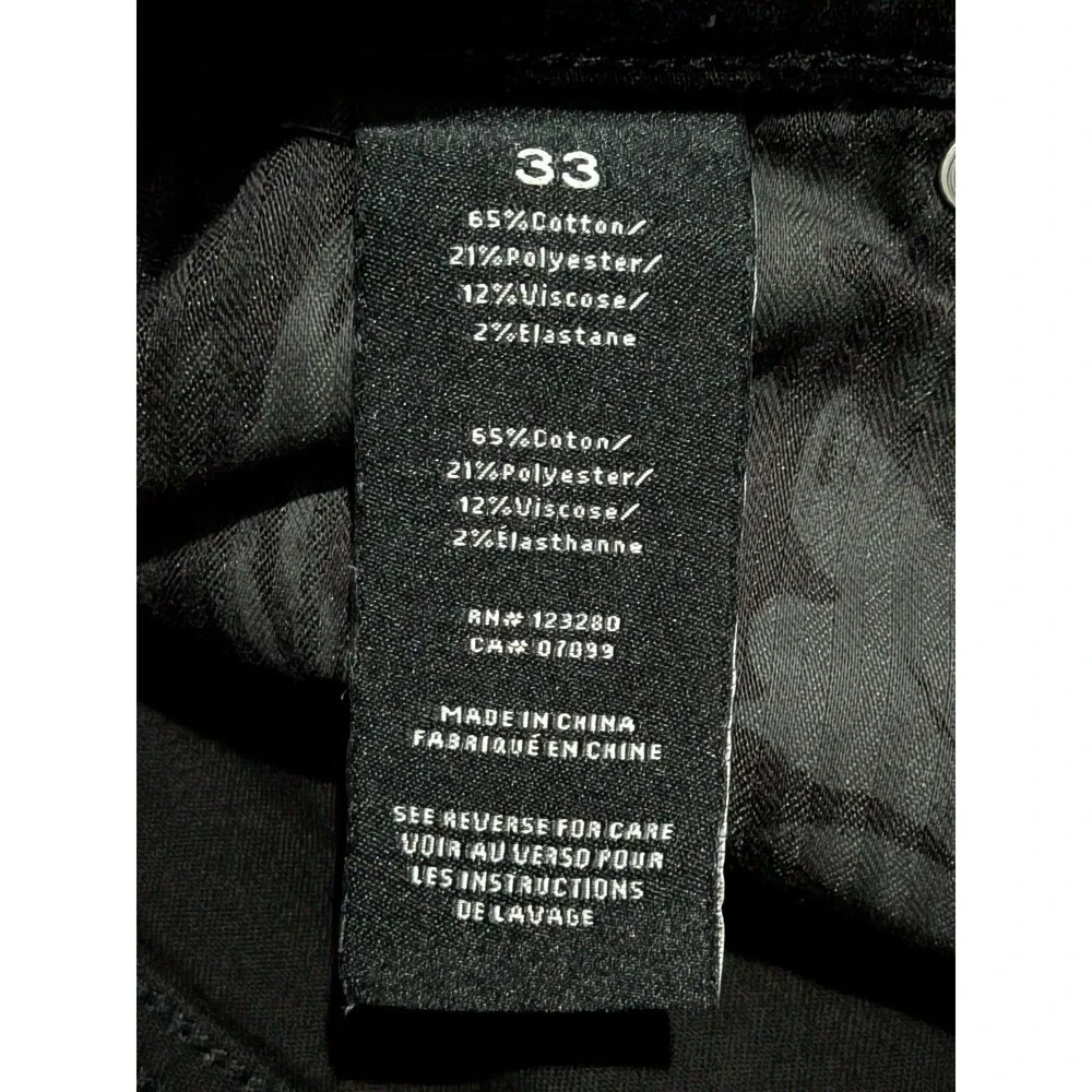 Travis Mathew Jeans Mens 33 (32x30) Black